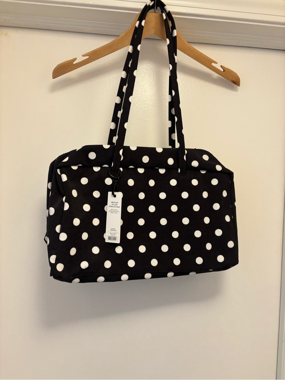 Baggy medium bowler polka dot